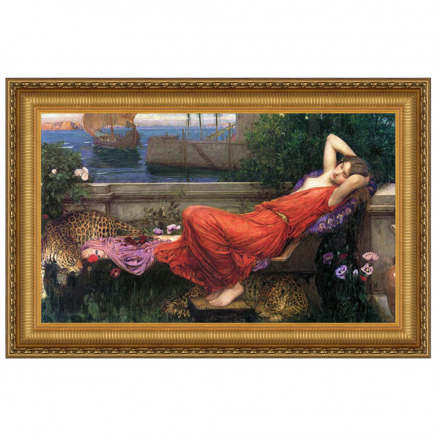 Toscano - Ariadne Framed Canvas Replica Painting
