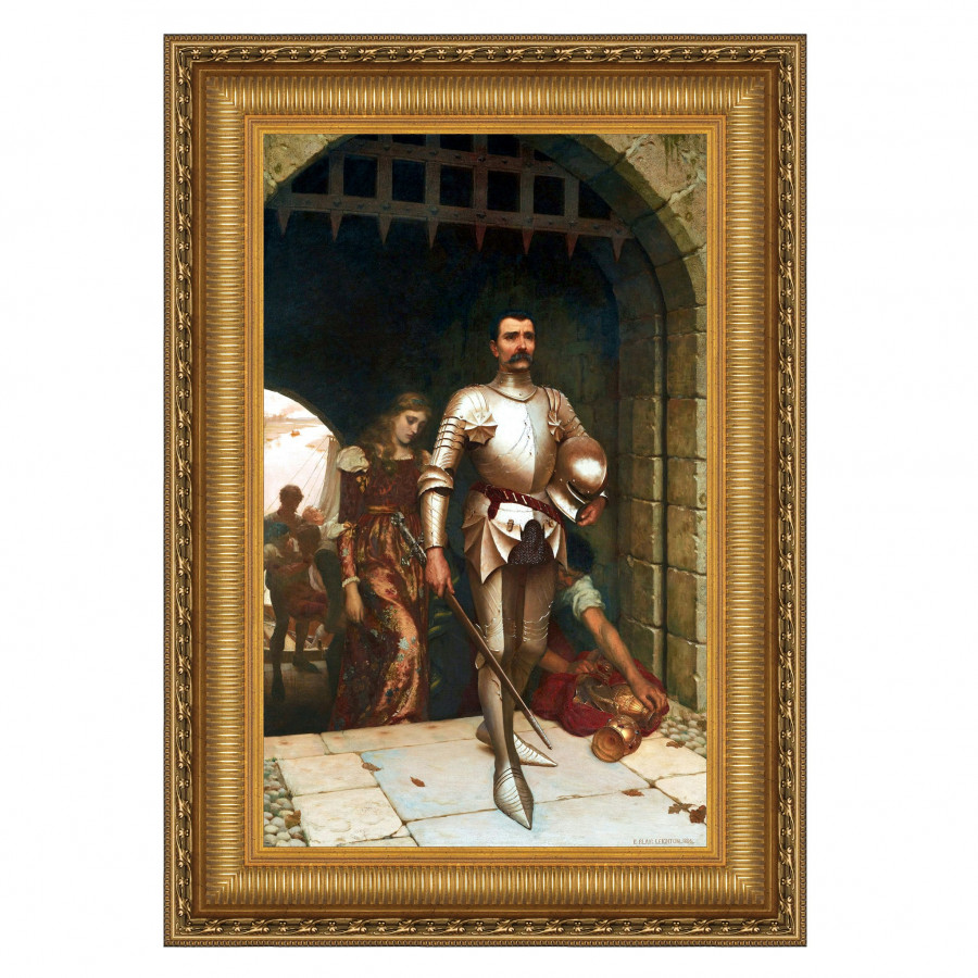 Toscano - Conquest of the Knight Framed Canvas Replica Painting