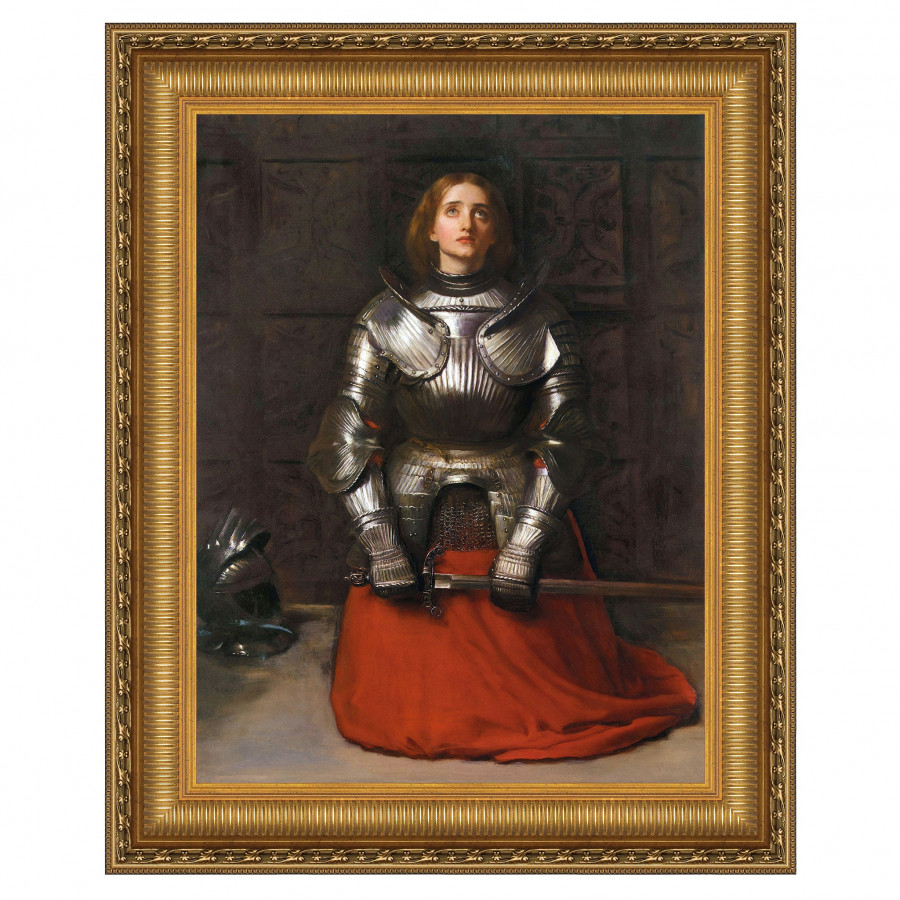 Toscano - Joan of Arc Framed Canvas Replica Painting