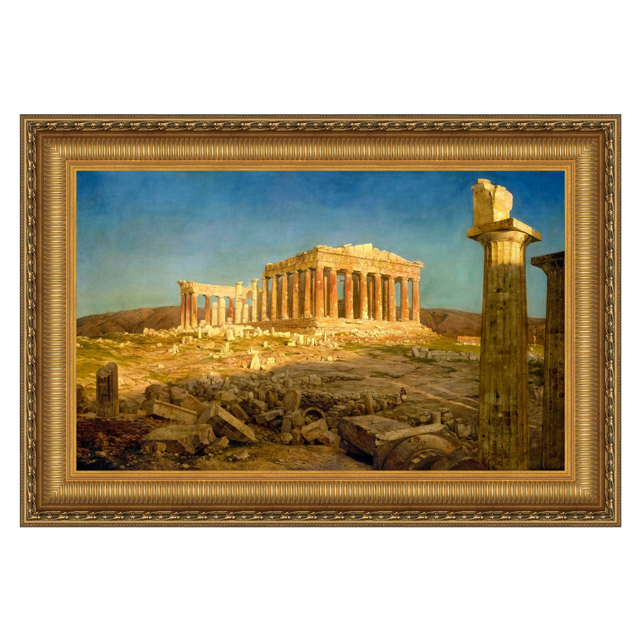 Toscano - The Parthenon Framed Canvas Replica Painting