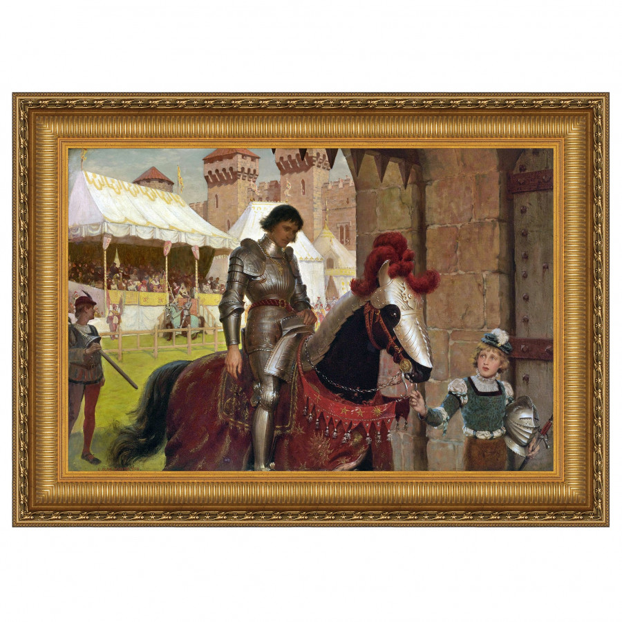 Toscano - Vanquished Framed Canvas Replica Painting