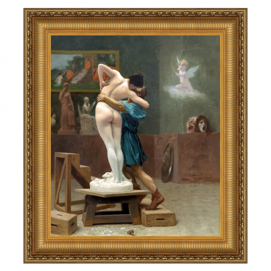 Toscano - Pygmalion and Galatea Framed Canvas Replica Painting