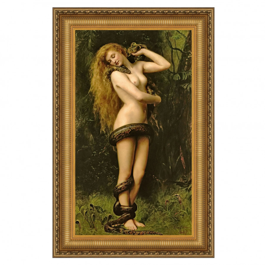 Toscano - Lilith Framed Canvas Replica Painting