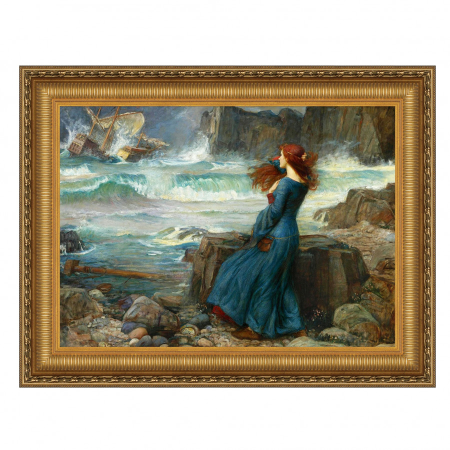 Toscano - Miranda the Tempest Framed Canvas Replica Painting