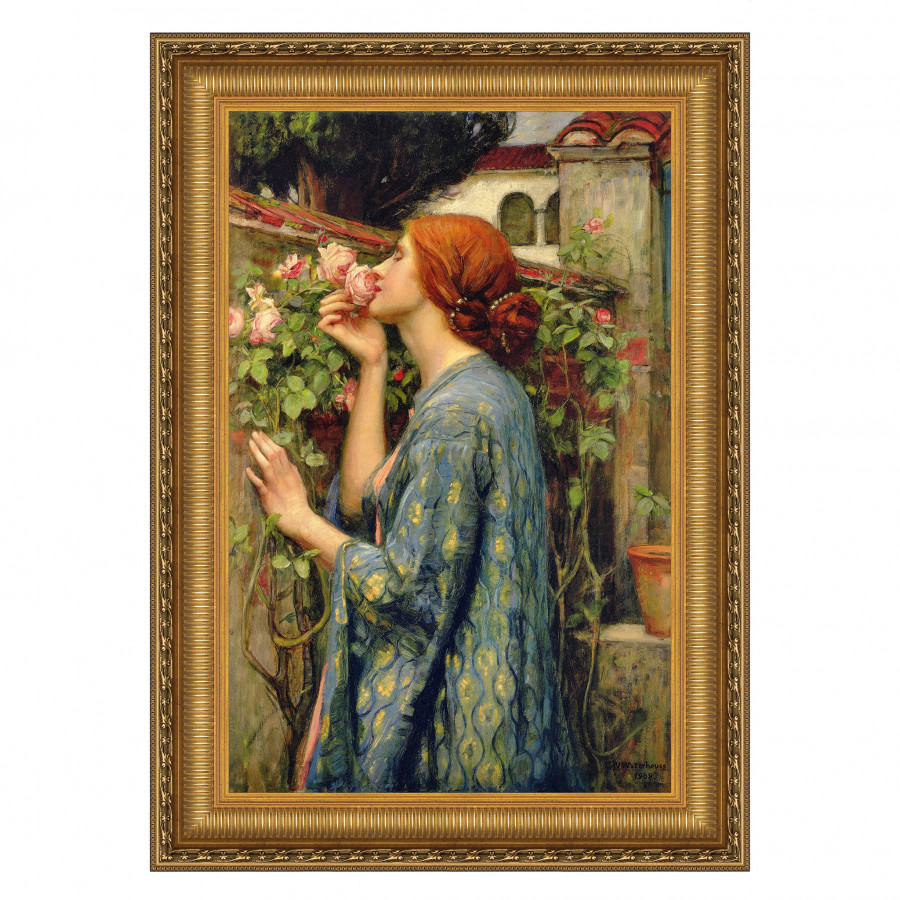 Toscano - The Soul of the Rose Framed Canvas Replica Painting