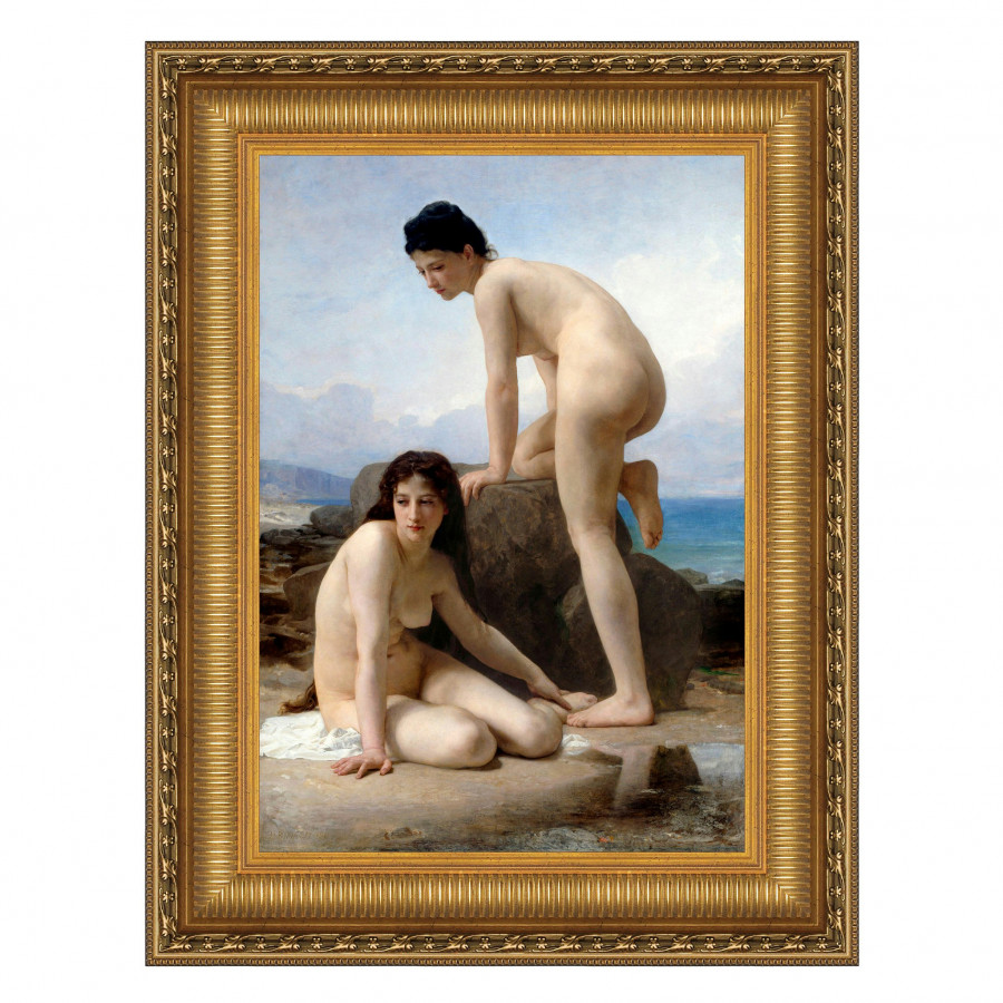 Toscano - The Bathers Framed Canvas Replica Painting