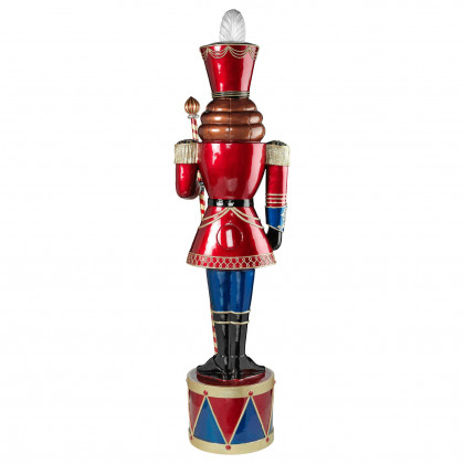 Toscano - Illuminated Bavarian Style Holiday Nutcracker Statue