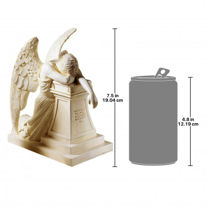 Toscano Angel of Grief Monument Statue - Small