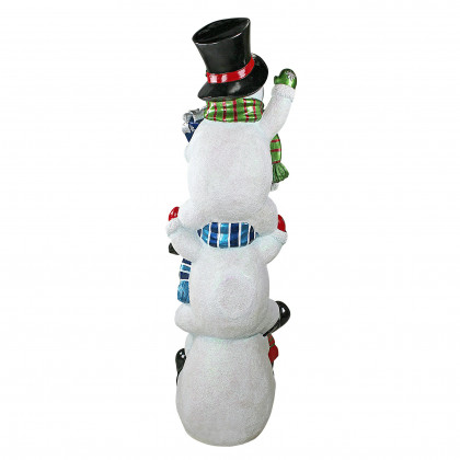 Toscano SnowBro Illuminated Snowman Holiday Statue - Large