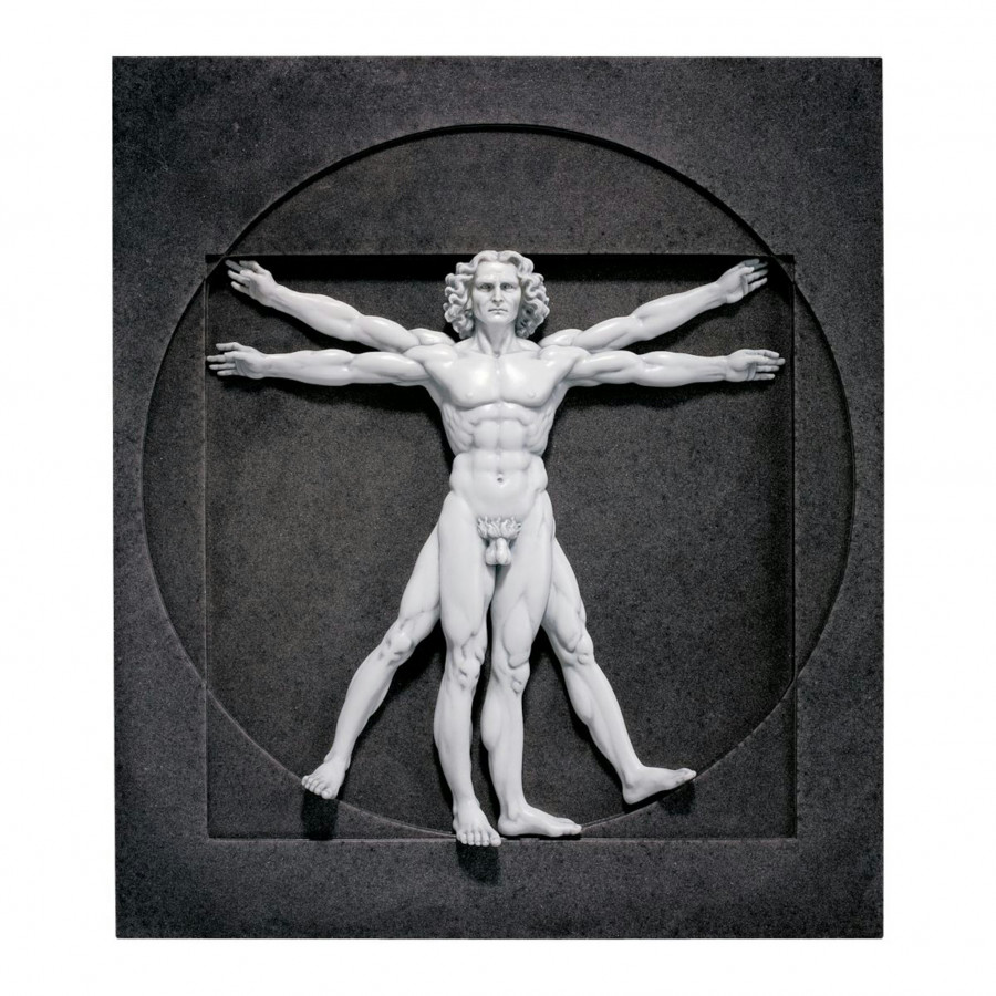 Toscano - Vitruvian Man Wall Sculpture