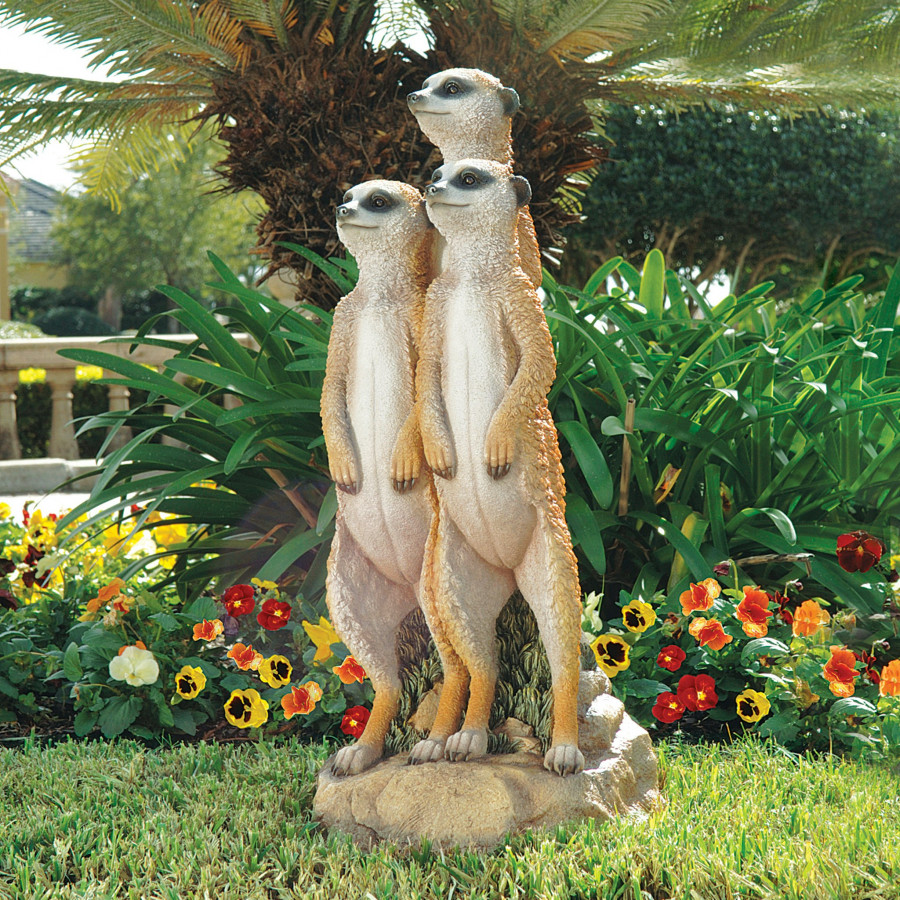 Toscano - The Meerkat Gang Statue