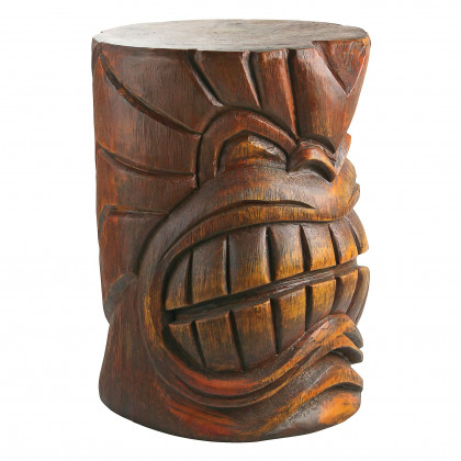 Toscano - The Kanaloa (Teeth) Grand Tiki Sculptural Table in Designer Resin