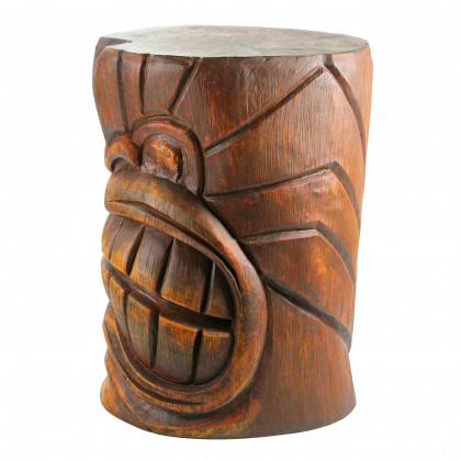 Toscano - The Kanaloa (Teeth) Grand Tiki Sculptural Table in Designer Resin