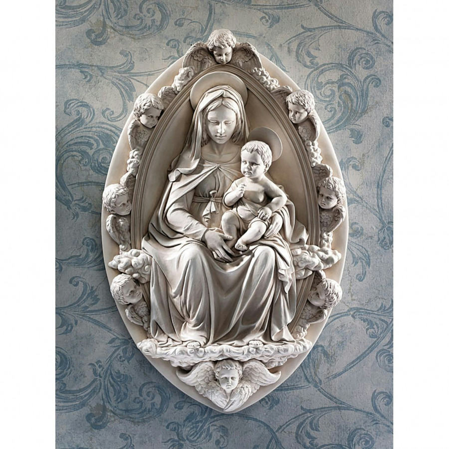 Toscano - Madonna and Child Wall Sculpture