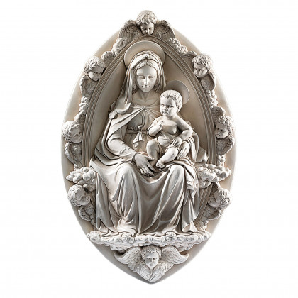 Toscano - Madonna and Child Wall Sculpture