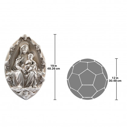 Toscano - Madonna and Child Wall Sculpture