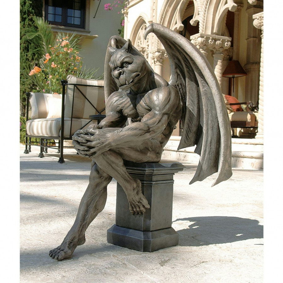 Toscano - Socrates the Gargoyle Thinker Statue