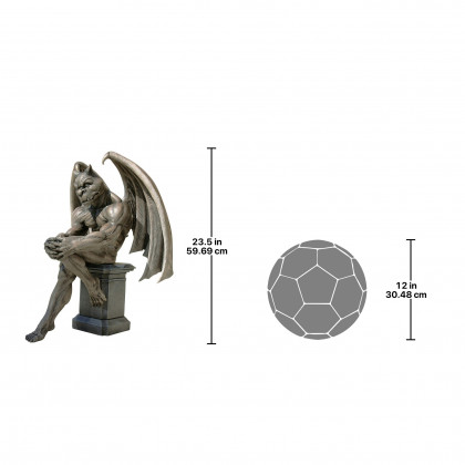 Toscano - Socrates the Gargoyle Thinker Statue