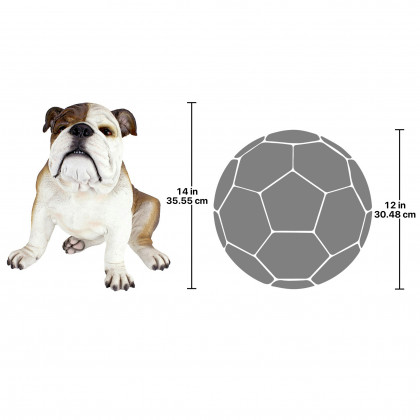 Toscano - Buster the Bulldog Statue