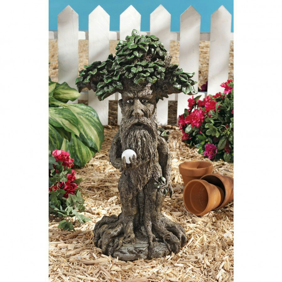 Toscano - Treebeard Ent with Mystical Orb Statue