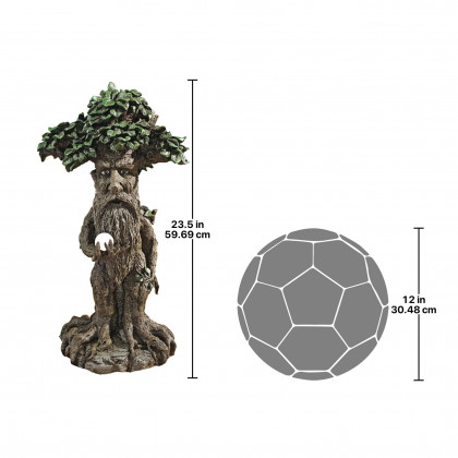 Toscano - Treebeard Ent with Mystical Orb Statue