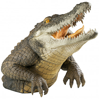 Toscano - Snapping Swamp Gator Statue