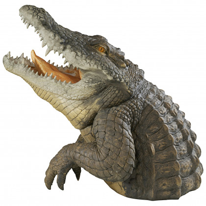 Toscano - Snapping Swamp Gator Statue