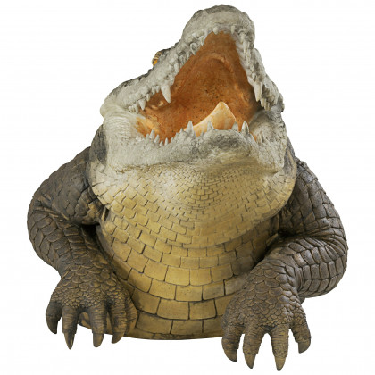Toscano - Snapping Swamp Gator Statue