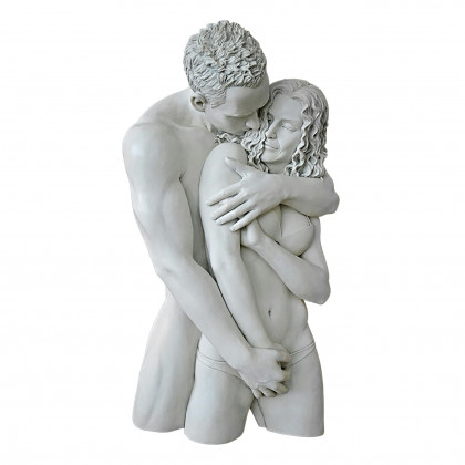 Toscano - Engulfing Embrace Lovers Wall Sculpture