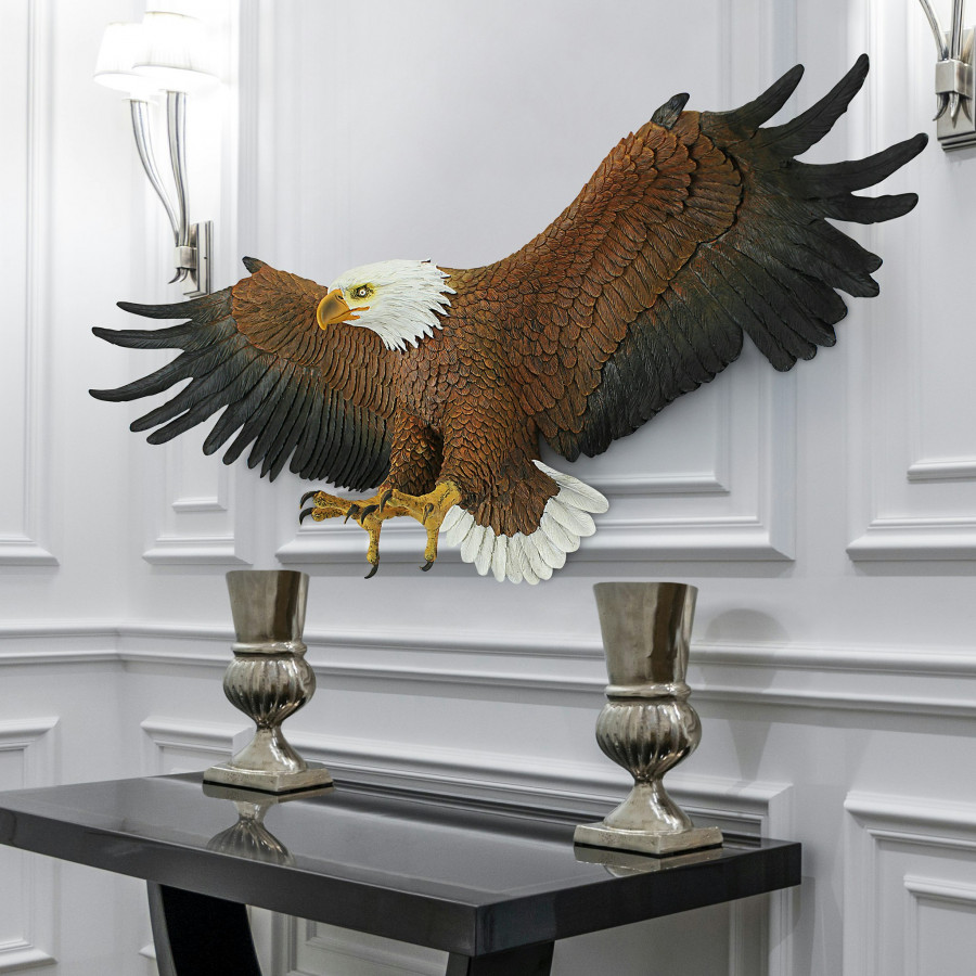Toscano - Freedom Pride American Eagle Wall Sculpture