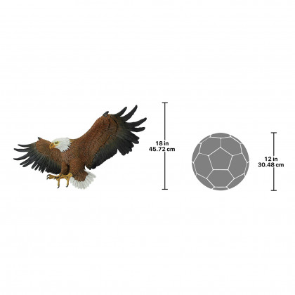 Toscano Freedom Pride American Eagle Wall Sculpture - Grande