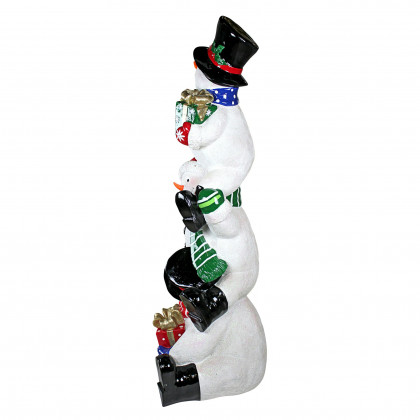 Toscano SnowBro Illuminated Snowman Holiday Statue - Giant