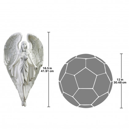 Toscano - Spiritual Path Angel Wall Sculpture
