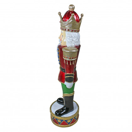 Toscano - Illuminated Bavarian-Style Holiday Nutcracker Statue