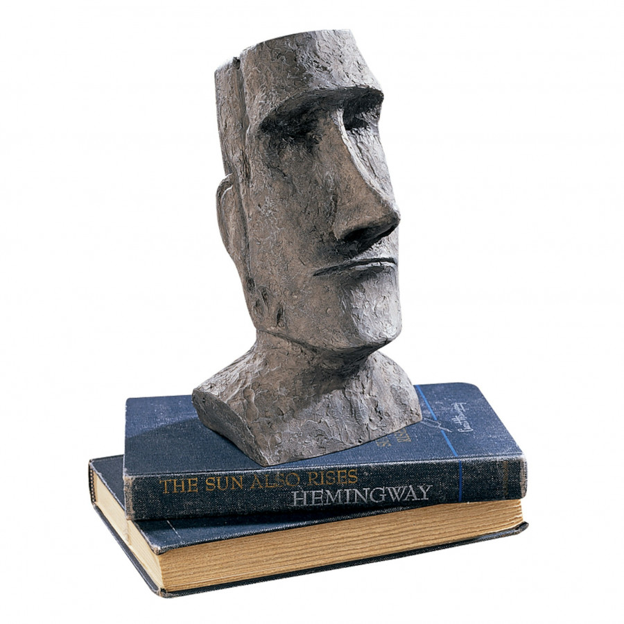 Toscano Easter Island Ahu Akivi Moai Monolith Statue - Extra Small