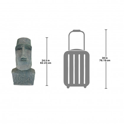 Toscano Easter Island Ahu Akivi Moai Monolith Statue - Large