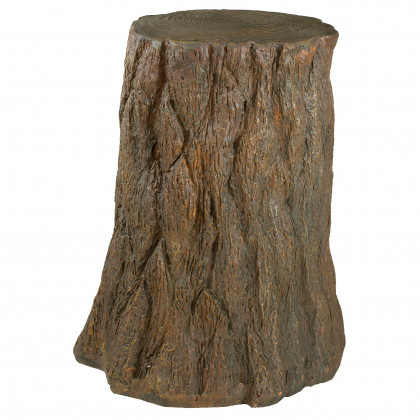 Toscano - The Odin Tree Stump Sculptural Table in Designer Resin