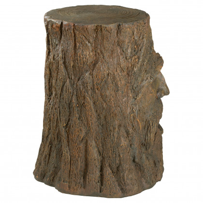 Toscano - The Odin Tree Stump Sculptural Table in Designer Resin
