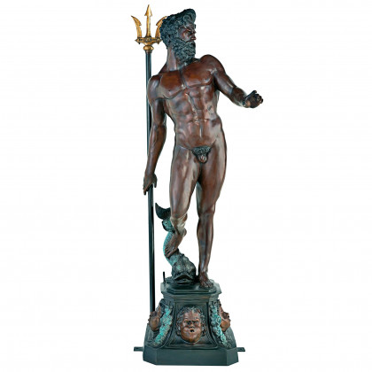 Toscano - Poseidon God of the Sea Garden Statue