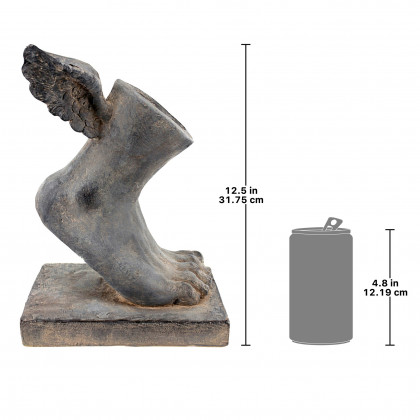 Toscano - Wings of Mercury Roman Messenger God Sculptural Vase