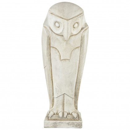 Toscano - Polar Owl Sentinel Art Deco Cubist Bird Statue