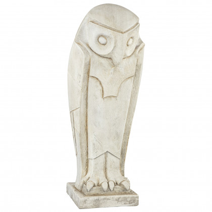 Toscano - Polar Owl Sentinel Art Deco Cubist Bird Statue