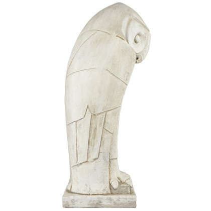 Toscano - Polar Owl Sentinel Art Deco Cubist Bird Statue