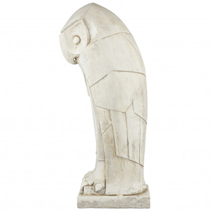 Toscano - Polar Owl Sentinel Art Deco Cubist Bird Statue
