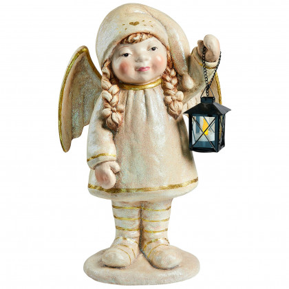 Toscano - Noelle Shines the Christmas Light Holiday Angel Statue