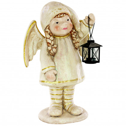 Toscano - Noelle Shines the Christmas Light Holiday Angel Statue