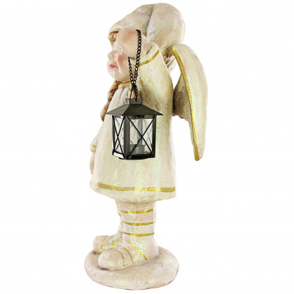 Toscano - Noelle Shines the Christmas Light Holiday Angel Statue