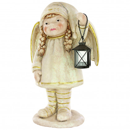 Toscano - Noelle Shines the Christmas Light Holiday Angel Statue