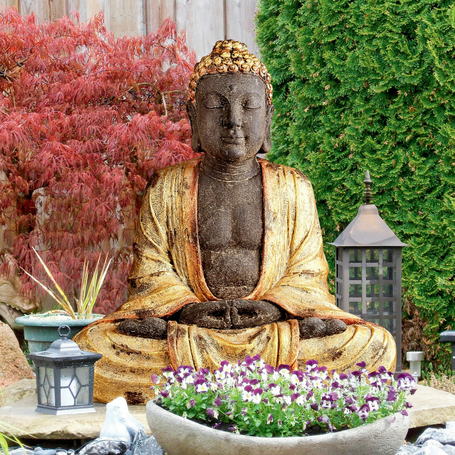 Toscano - Earth Witness Buddha Asian Spiritual Statue