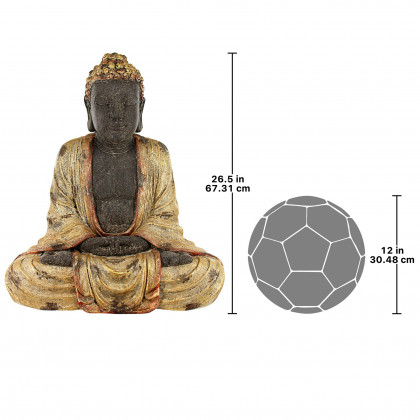 Toscano - Earth Witness Buddha Asian Spiritual Statue